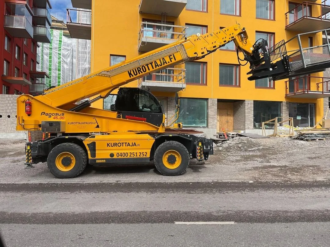 Kurottaja.fi työmaalla