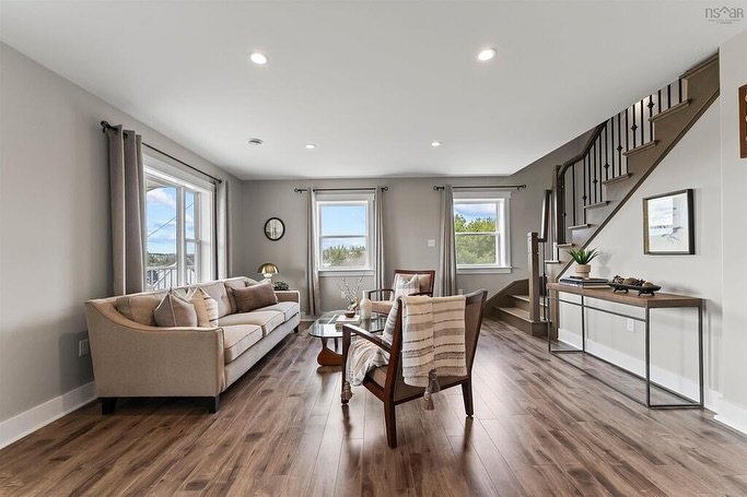Turning on the charm in Chezzetcook! 
We staged this vacant home with some of the owners furnishings - which means we can curate a space around those pieces, adding, charm, personality and sweet moments. Let us know what you think! 

Listing agent 👩