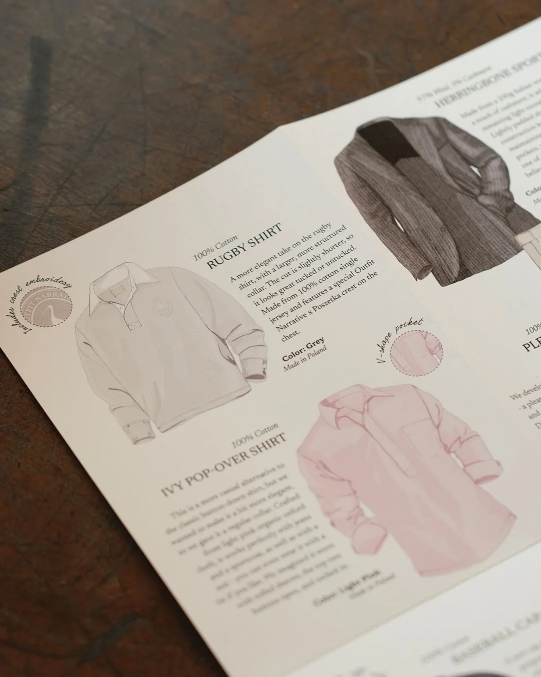 elegant menswear garment illustrations