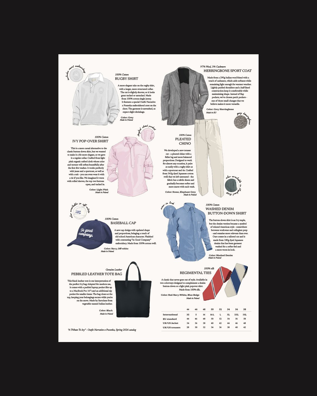 A Tribute to Ivy catalogue design