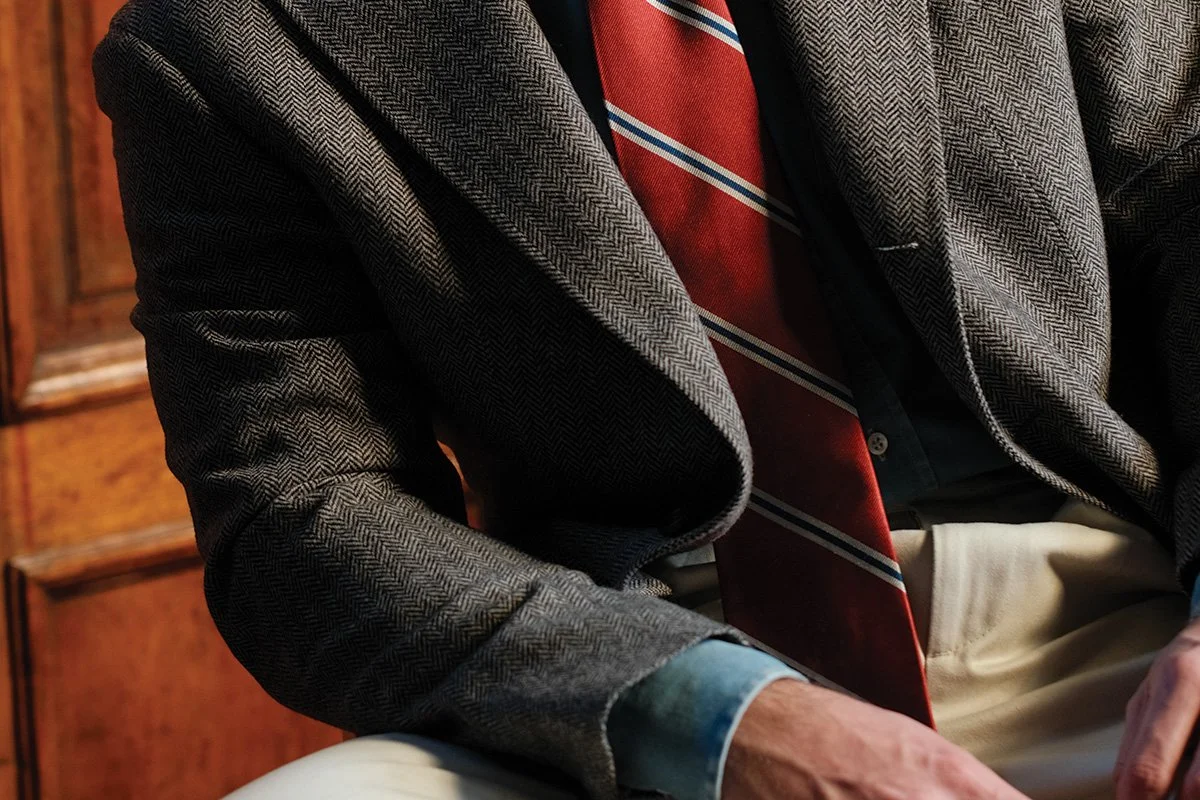 creative direction for menswear collection Outfit Narrative x Poszetka A Tribute to Ivy