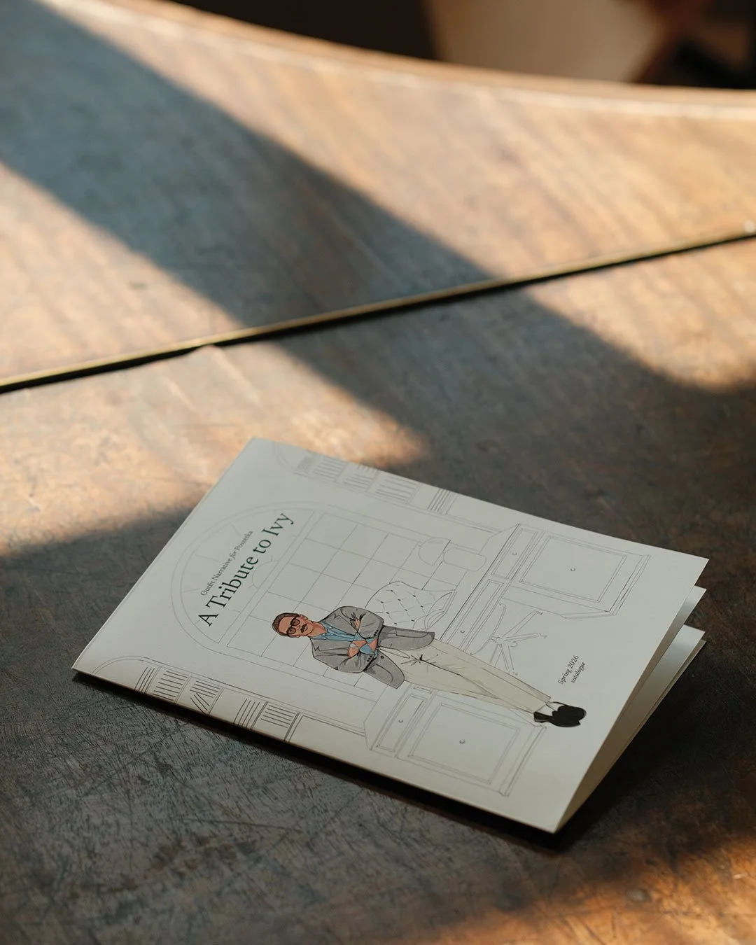 A Tribute to Ivy catalogue cover with custom illustration