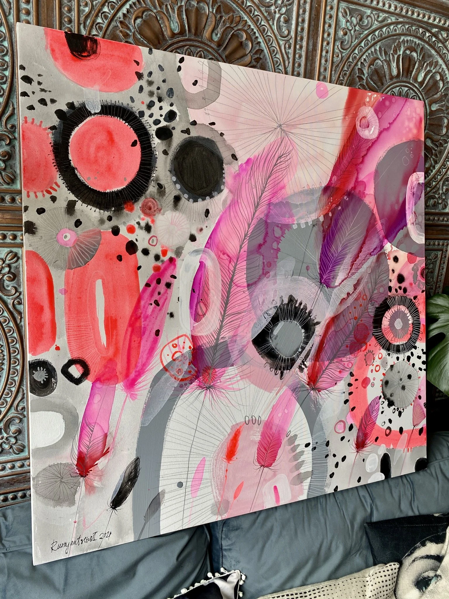 Collage Art by Artist Irina Rumyantseva