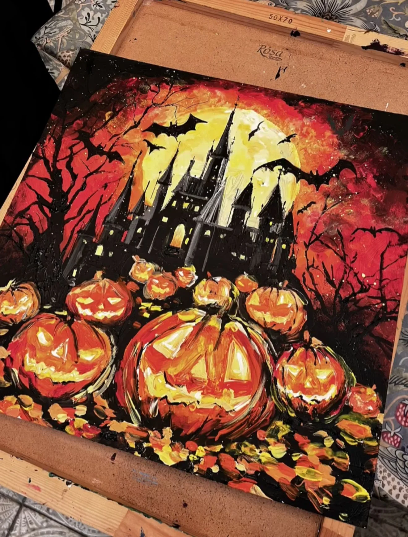 GCSE Art tuition classes - Private one to one lesson - Halloween