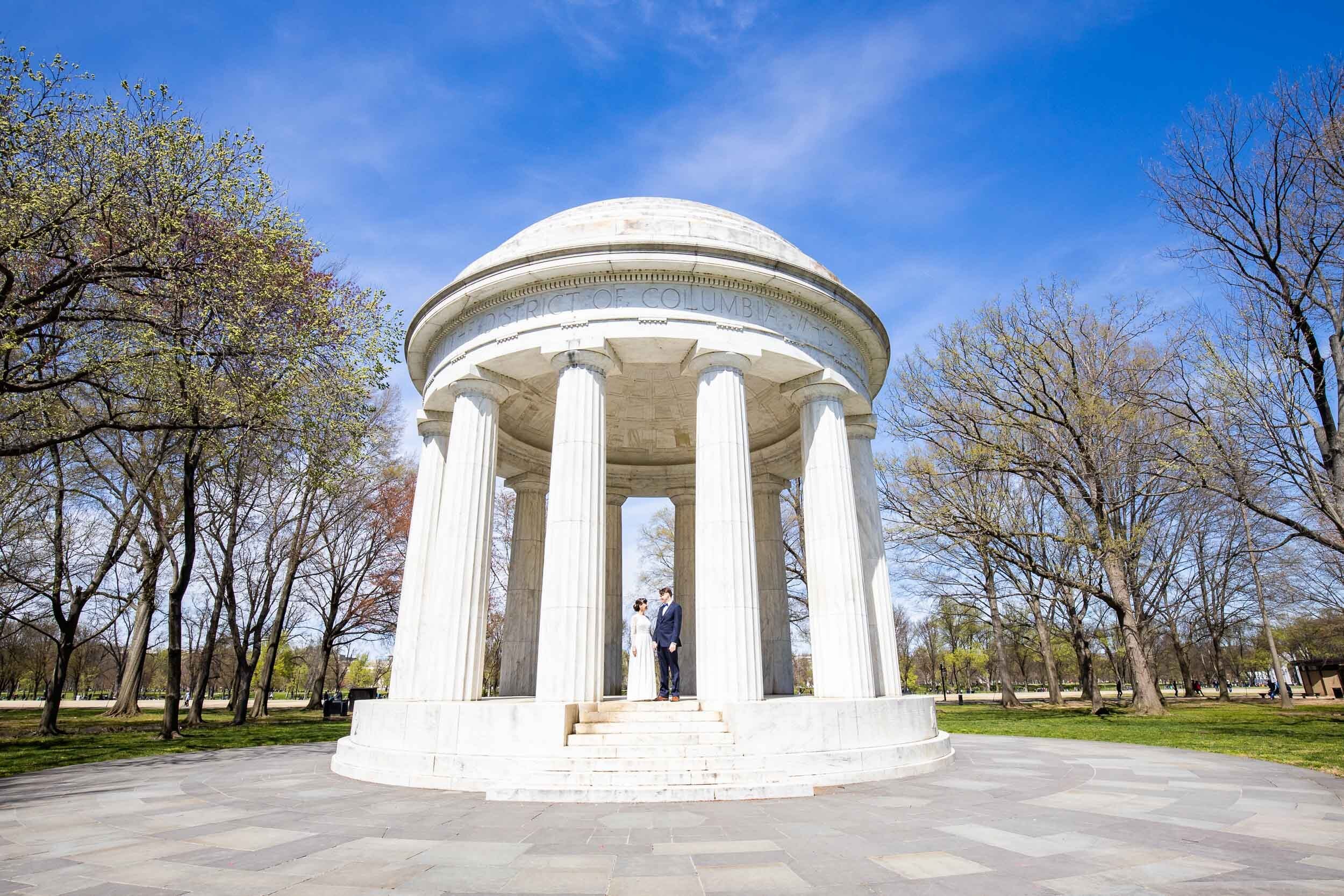 Washington DC World War I Memorial Cherry Blossom Spring Wedding_01.jpg