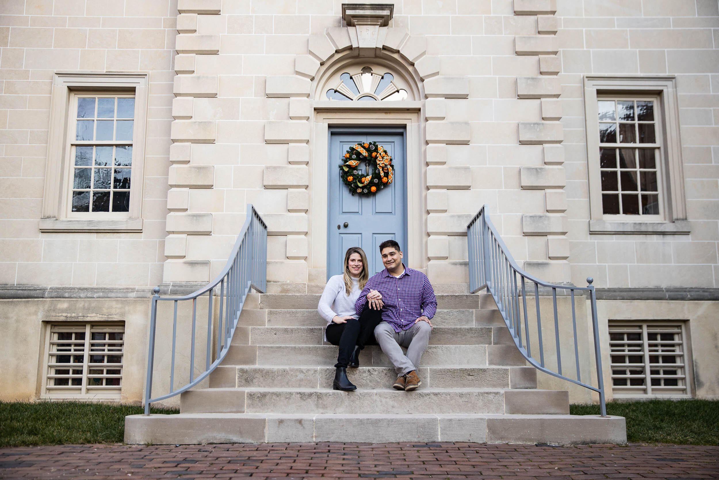 Old Town Alexandria VA Winter Engagement Session Photography 04.jpg