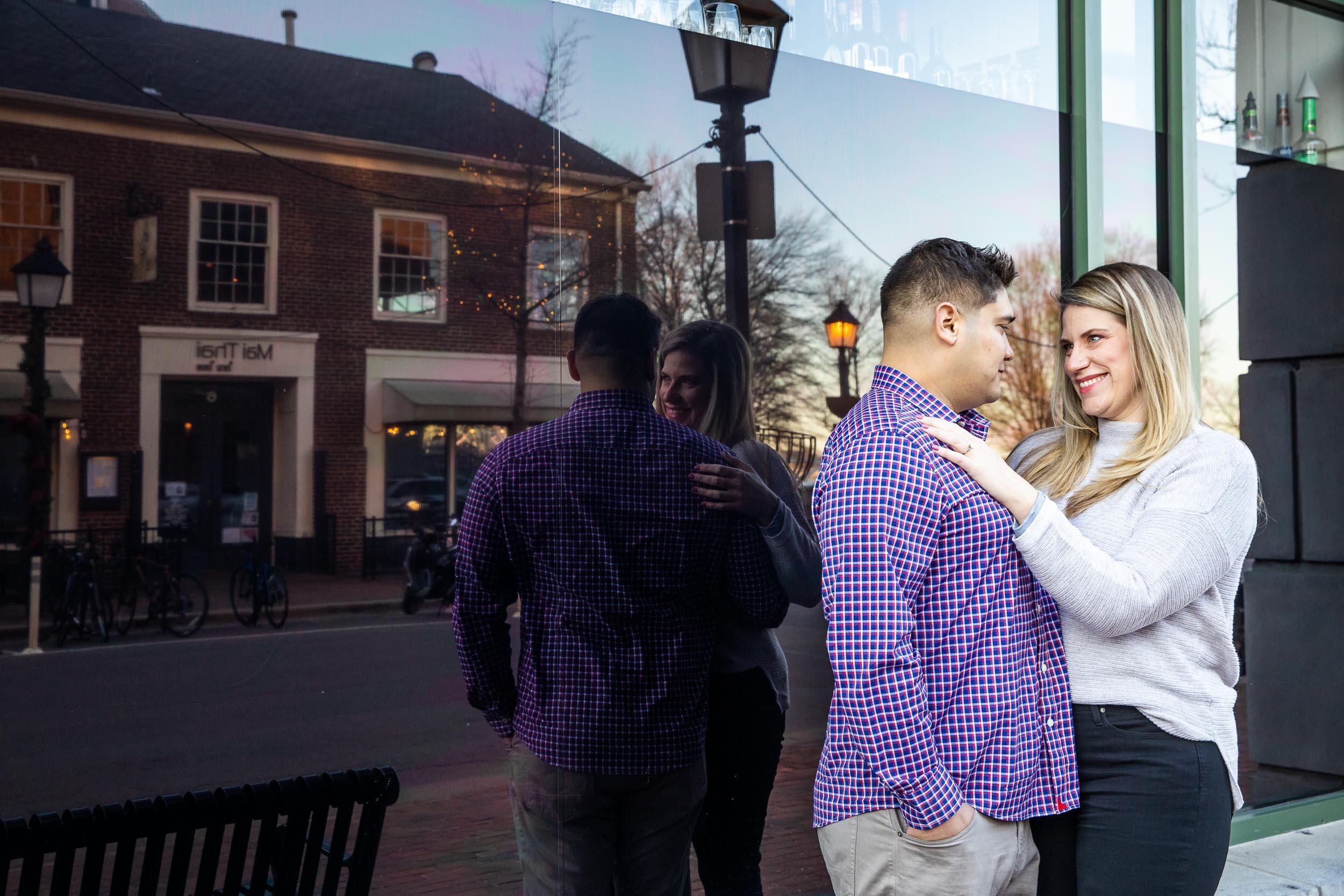 Old Town Alexandria VA Winter Engagement Session Photography 07.jpg