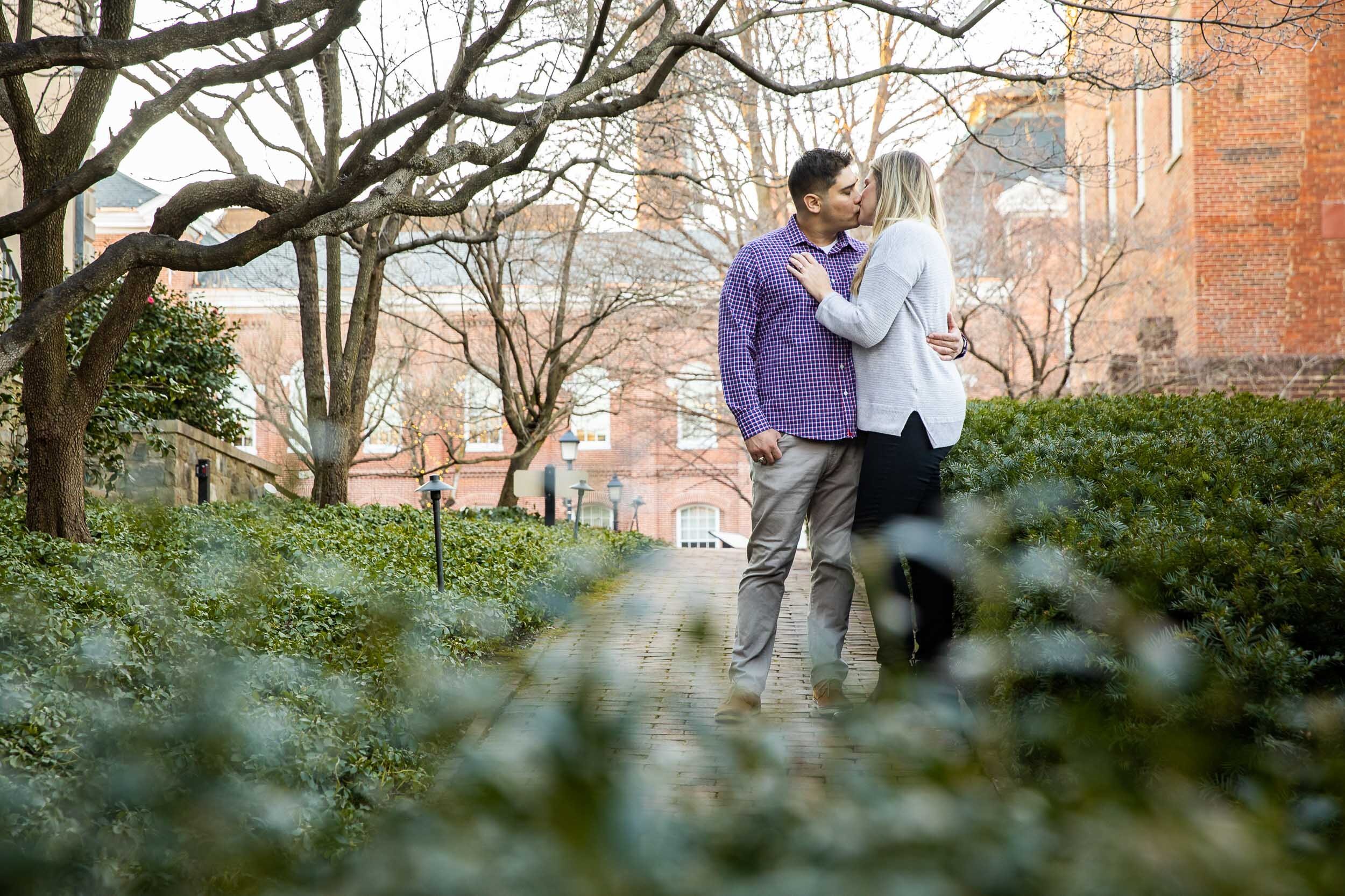 Old Town Alexandria VA Winter Engagement Session Photography 12.jpg