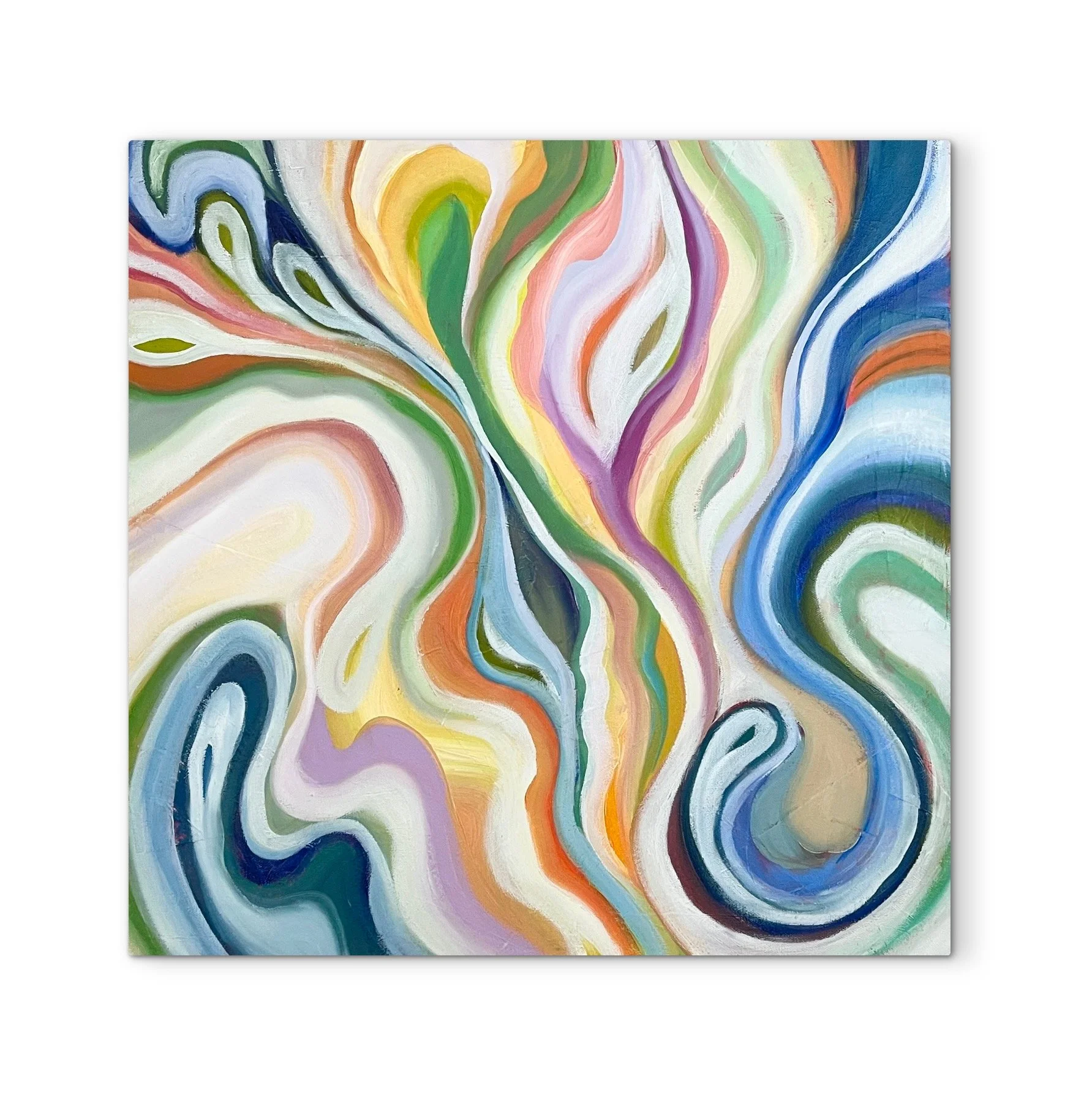 Incantations, 20"x20", Framed, Oil Painting