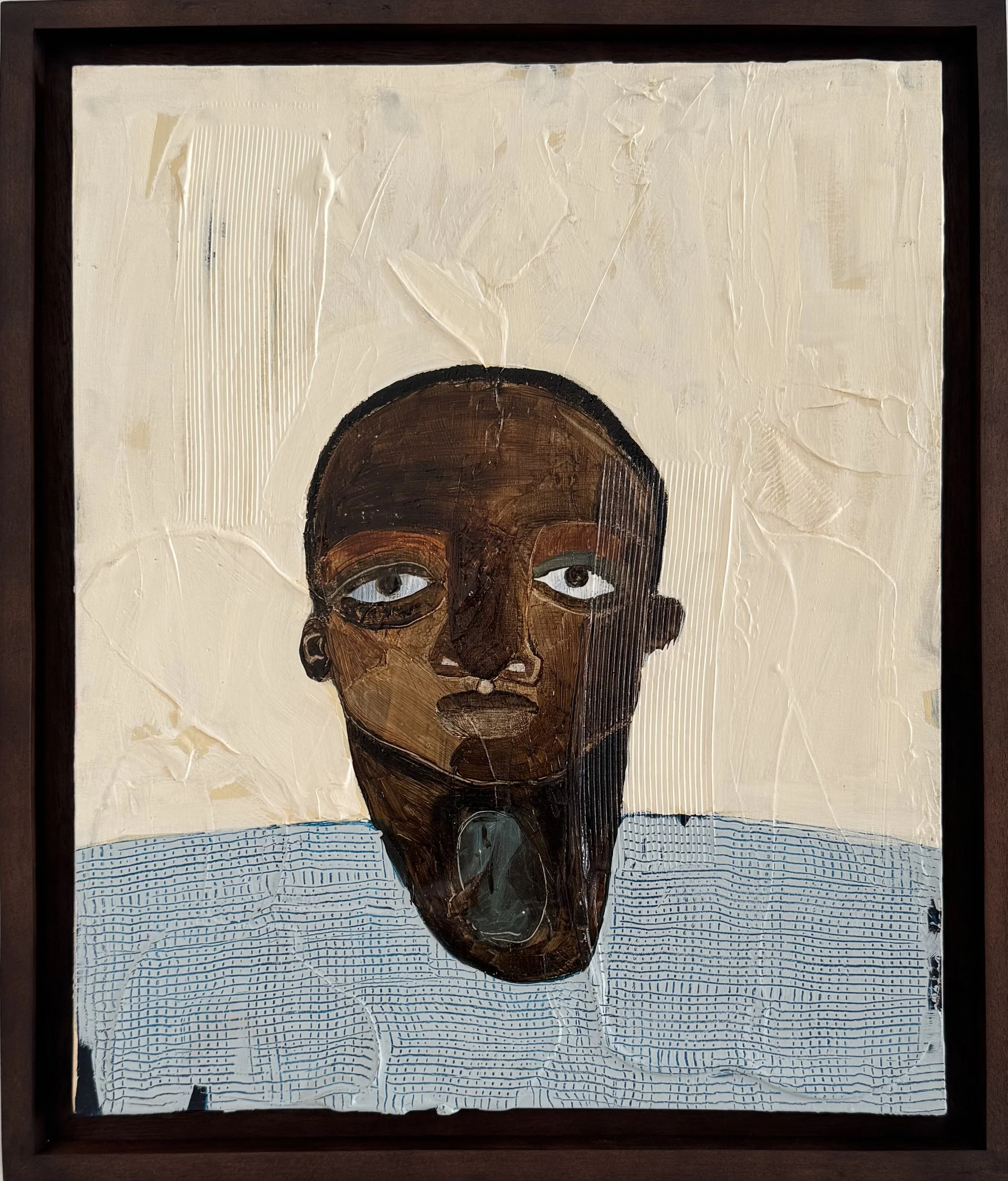 man in a blue sweater