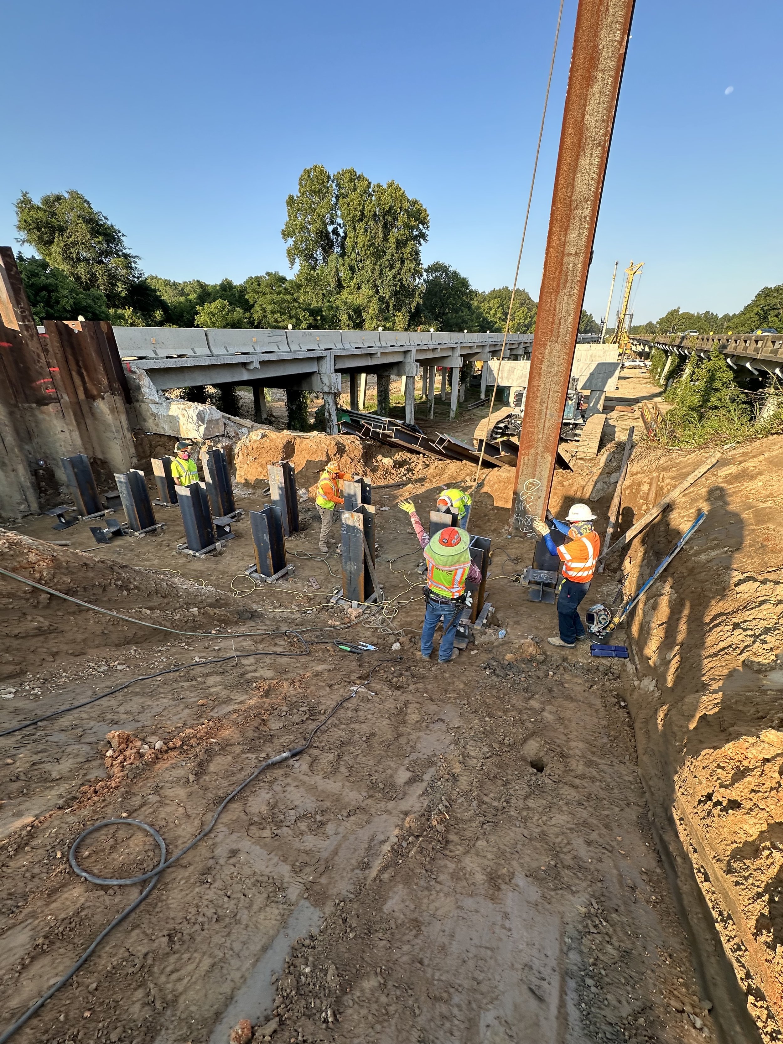 Melting Point industrial welding professionals providing on-site field fabrication, structural steel, and process piping services throughout North and South Carolina.