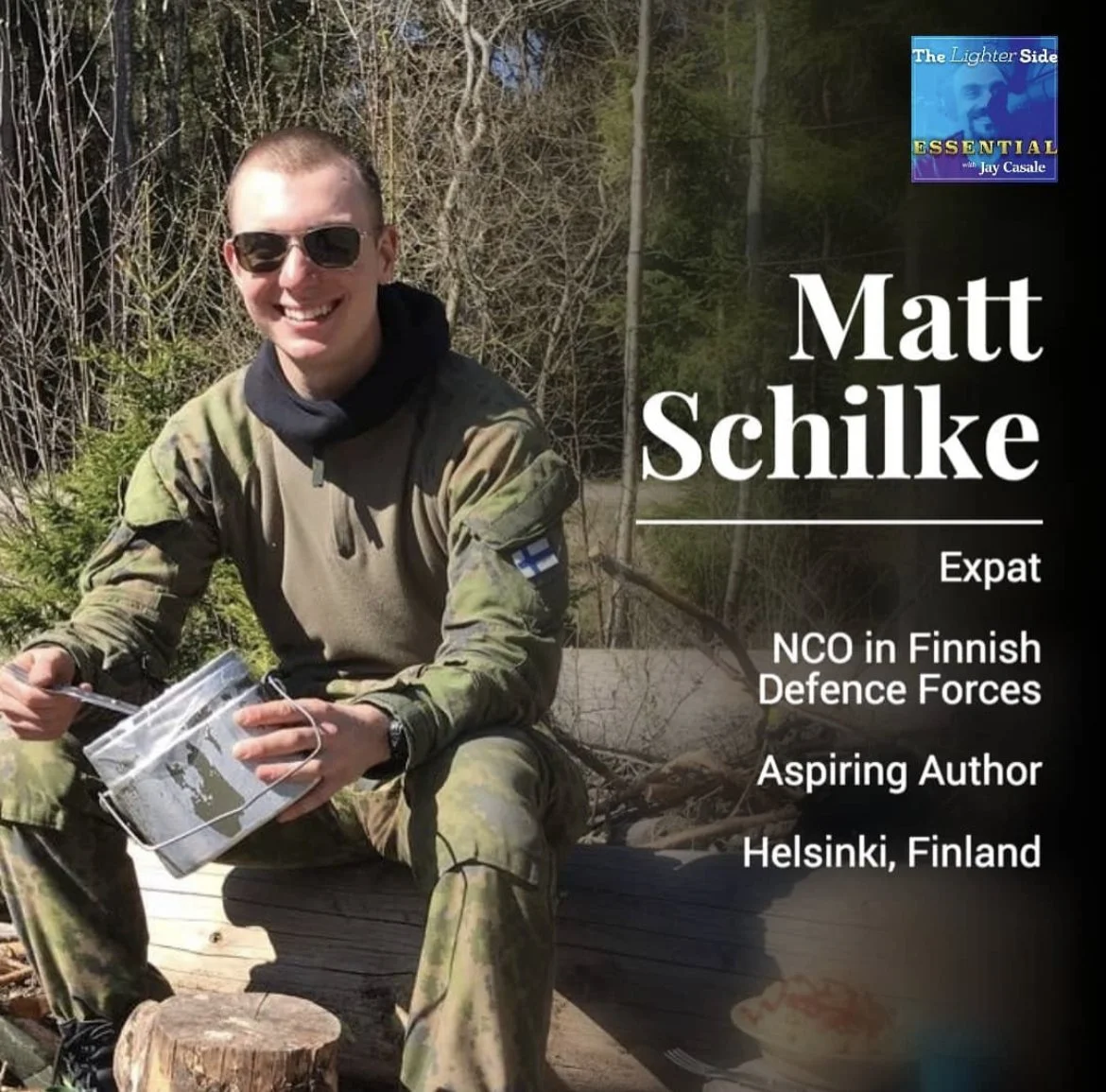 Logo for Matt Schilke's episode with the Lighter Side podcast.