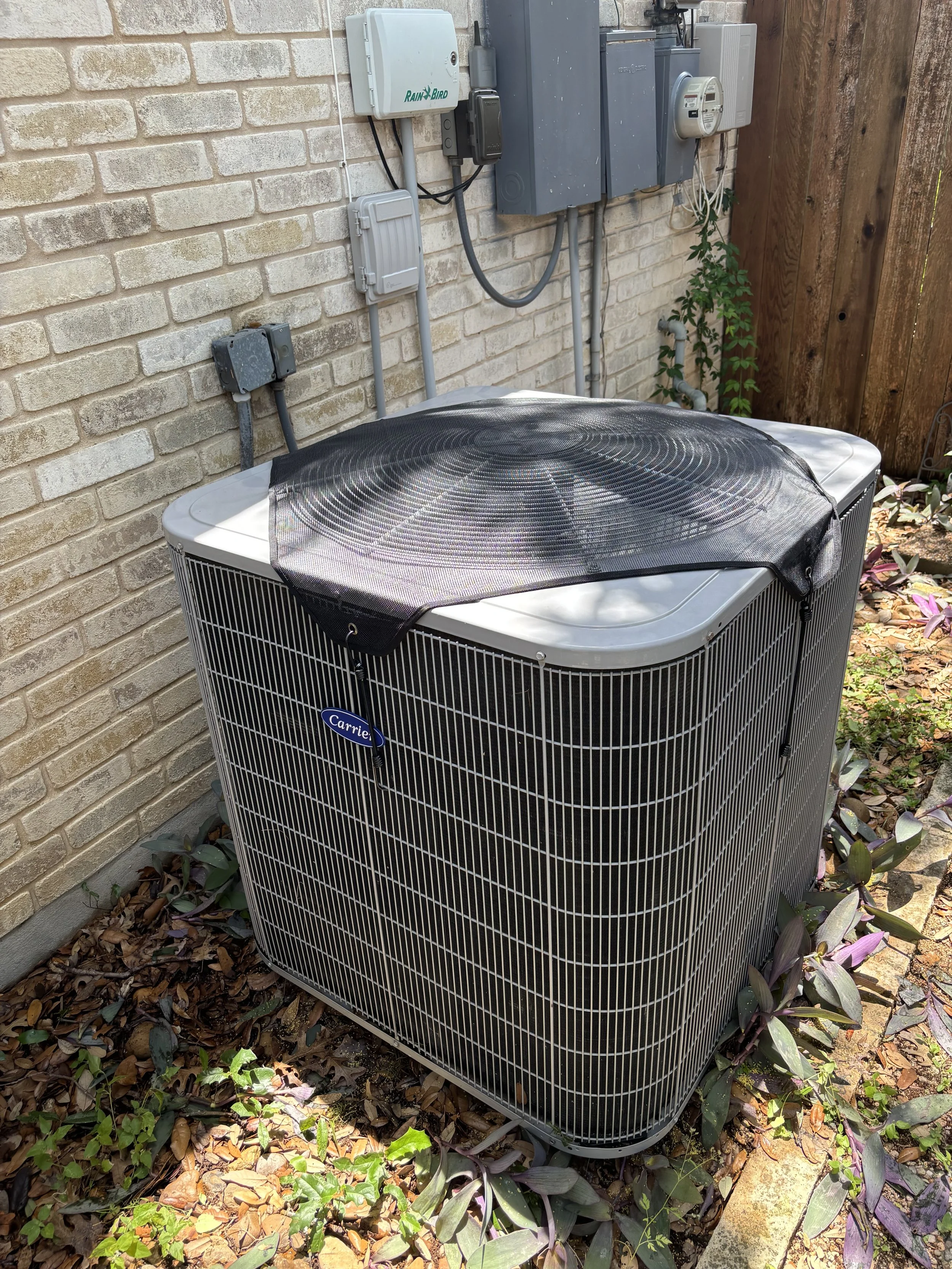 New AC cover installed!