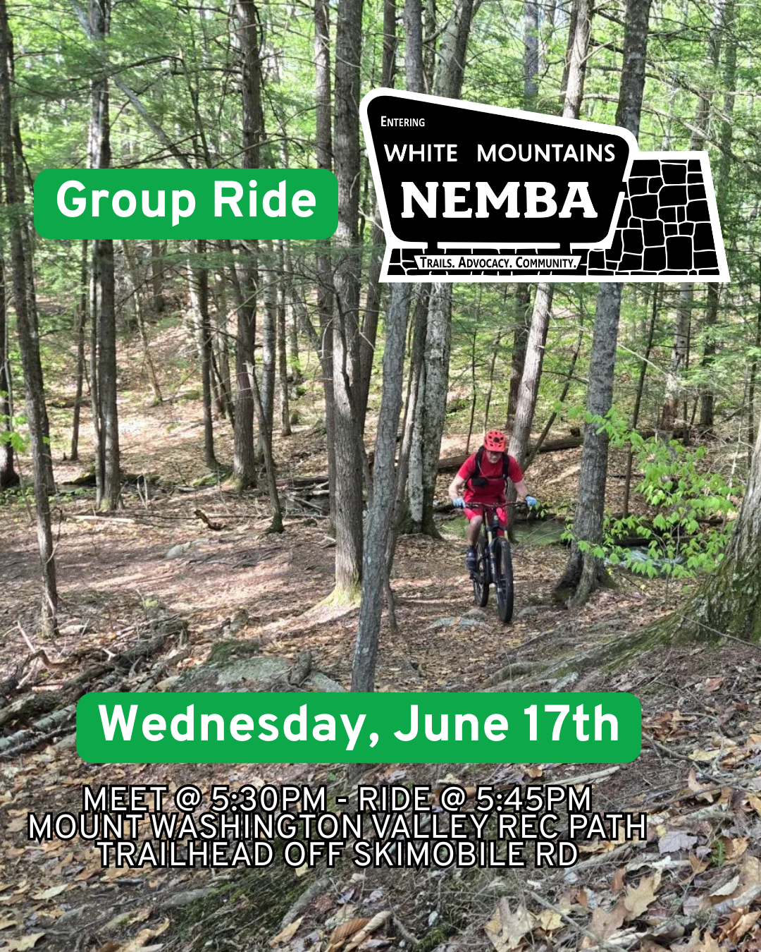 Weekly Wednesday Group Ride