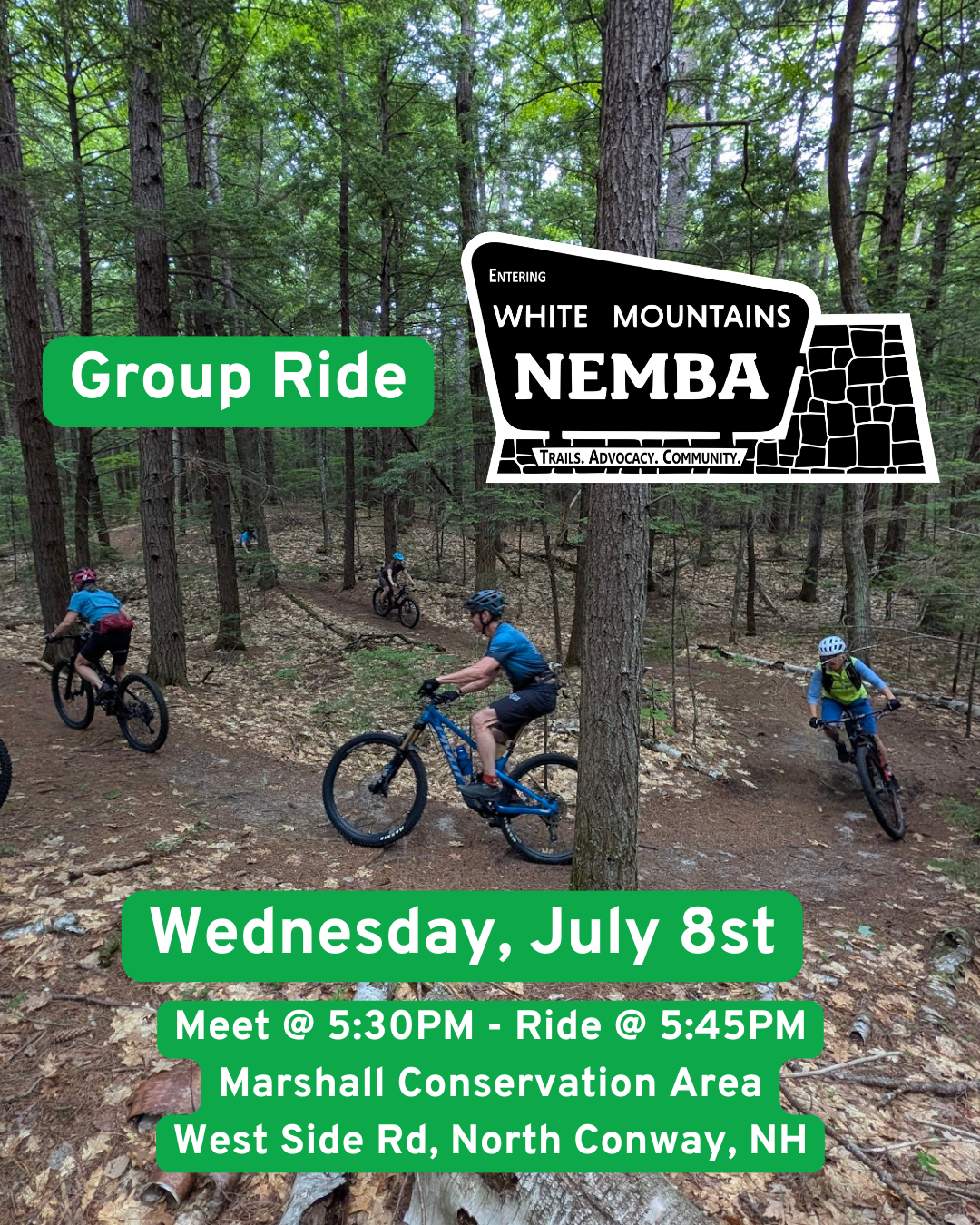 Group Ride at Marshall