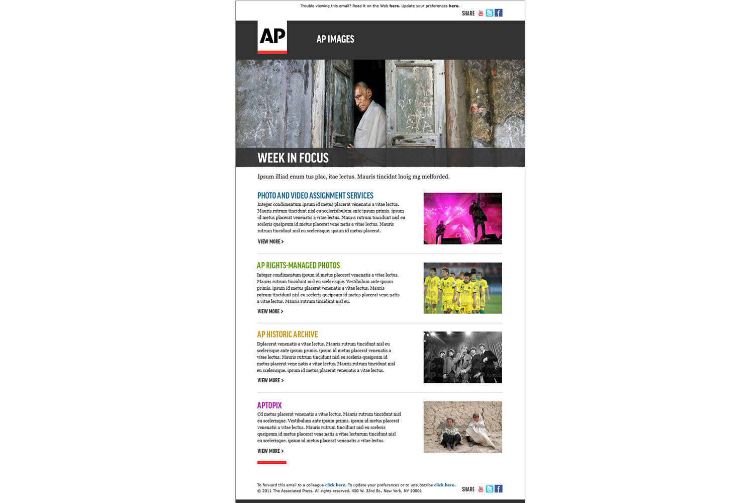 Email Campaign: AP News