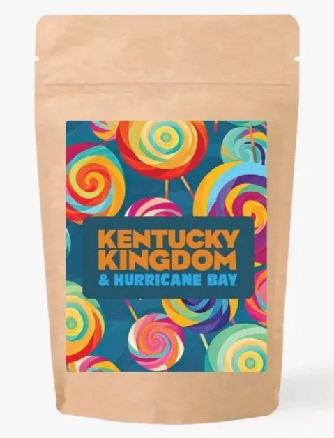 Print: Kentucky Kingdom Candy Packaging