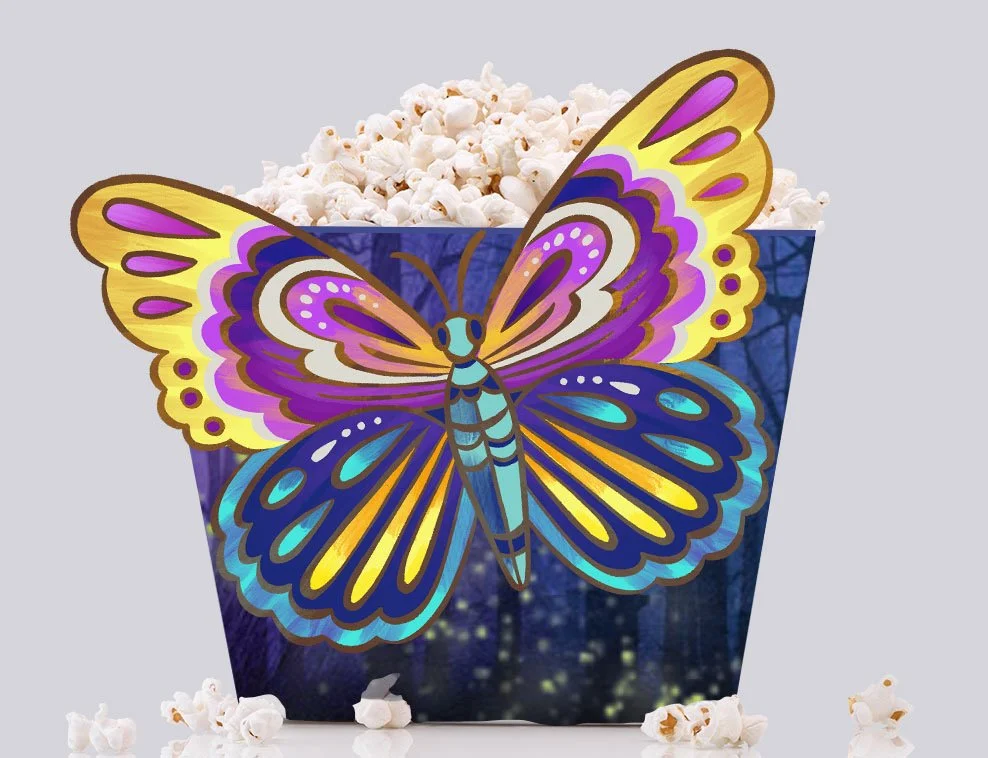 Print: Dollywood Popcorn Bucket