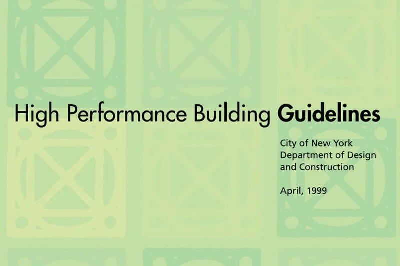 Print: NYC DDC High Performance Building Guidelines