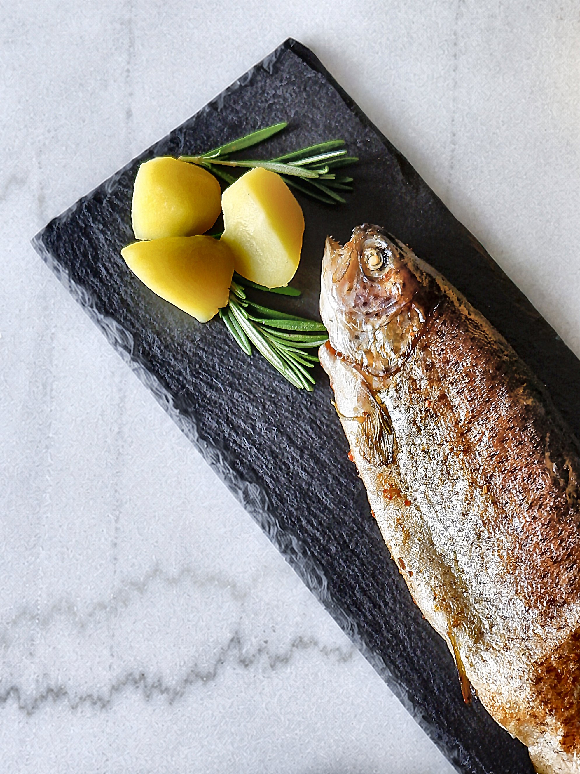 Baked Whole Trout