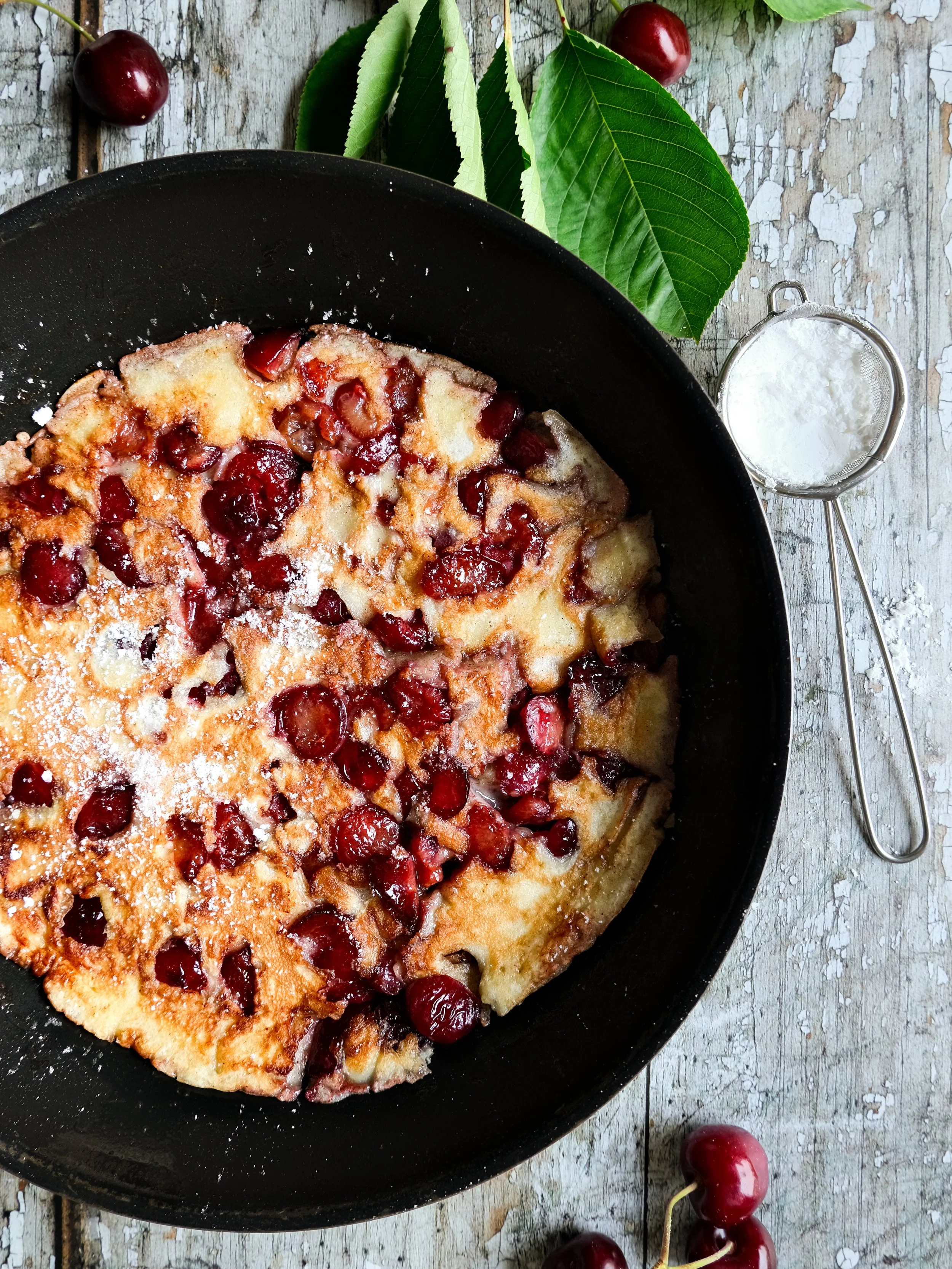 Cherry Pancakes