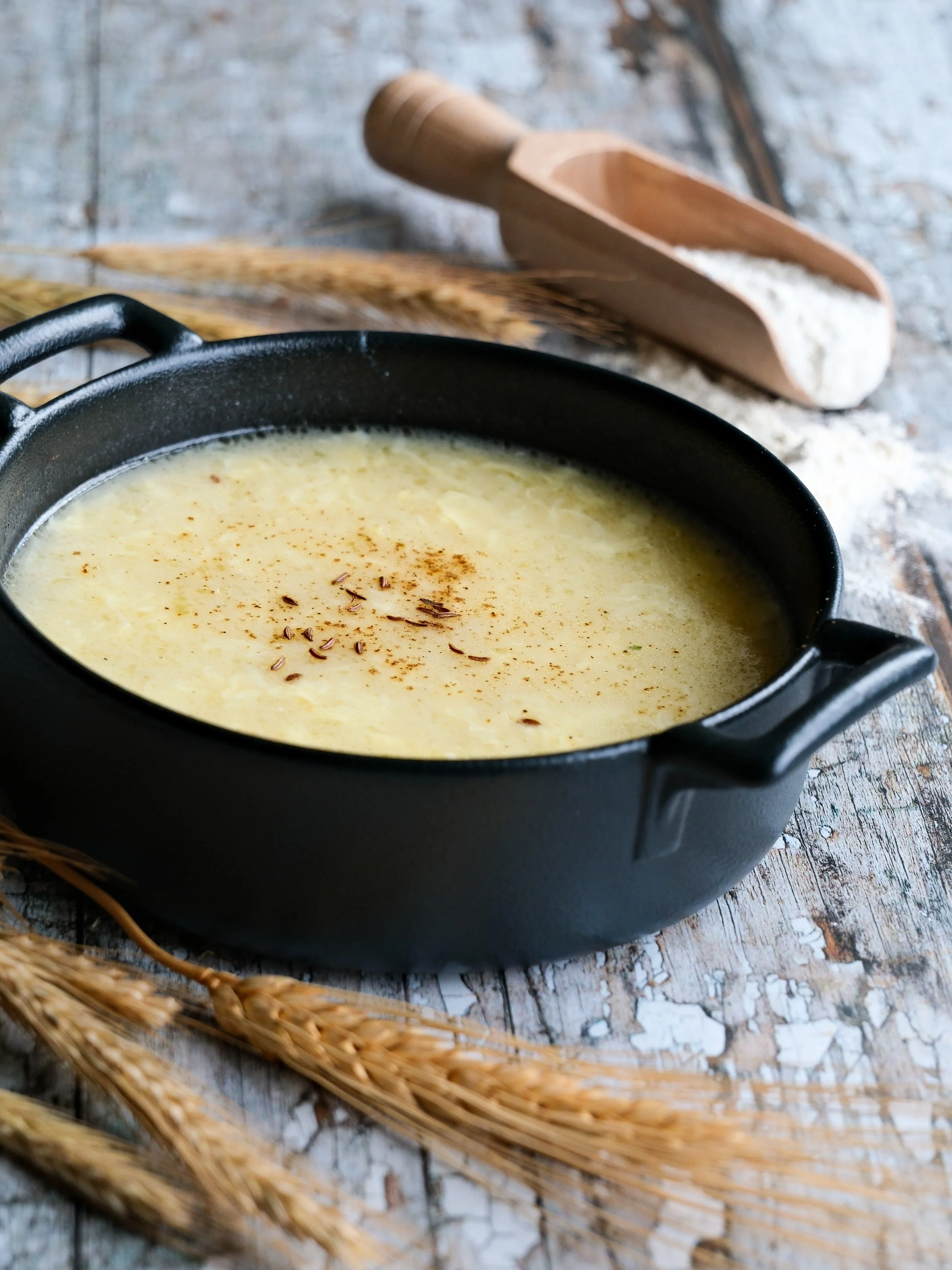 Slovenian Roux Soup (Prežganka)