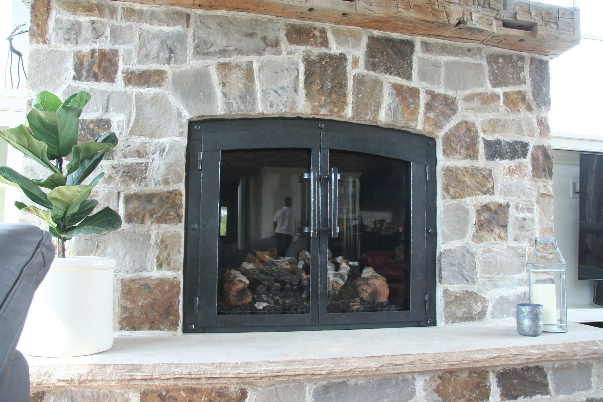 Custom Fireplace Doors in Durango, CO — Steelburner Custom Metal Work