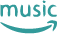 This image shows the Amazon Music logo with the text 'music' underneath.