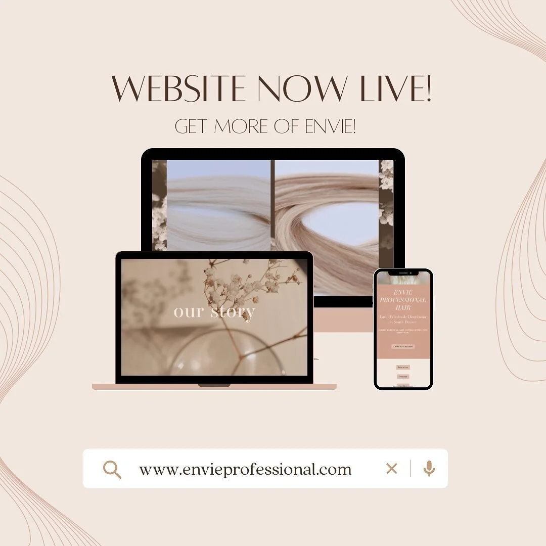 Our website is a new way to get more of Envie! Whether you want to learn more about us and our hair or want to set up a professional account with us, this is a go-to for it all! 🤎🤍

Check it out with the link in our bio!🤩 

#hairextensions #enviep