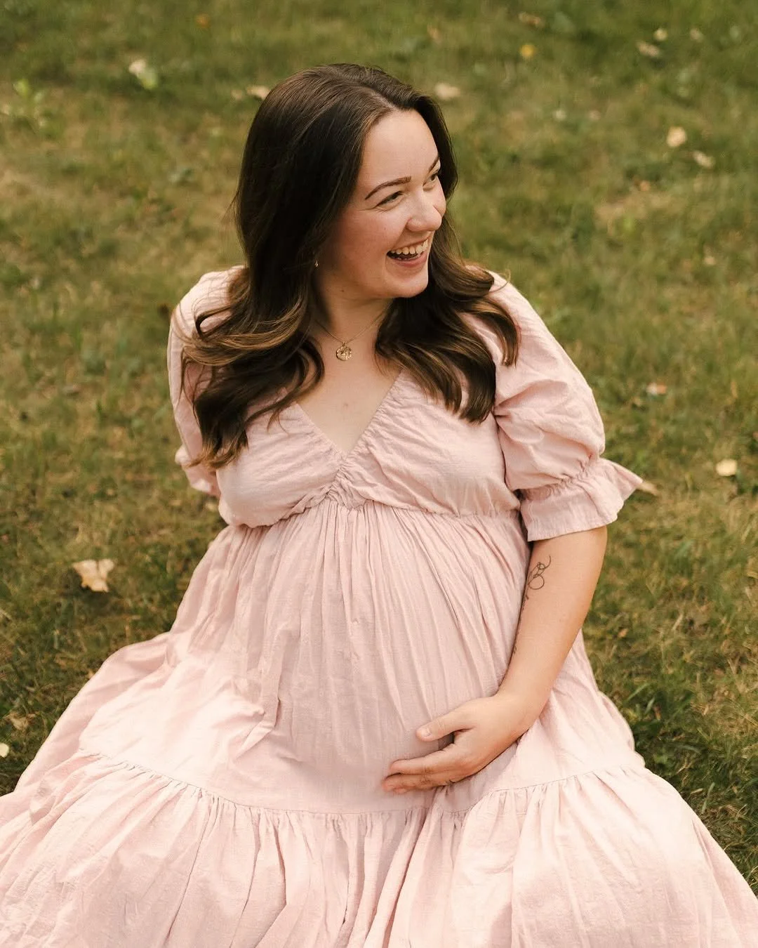 Light Pink Boho Photoshoot Rental Dress (XS-XL)