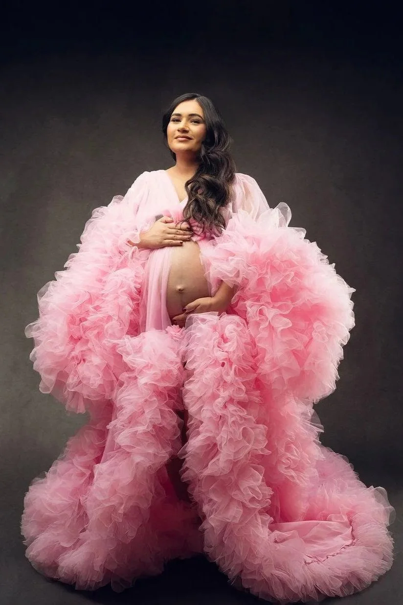 Barbie Pink Fluffy Tulle Gown (XS-XL)