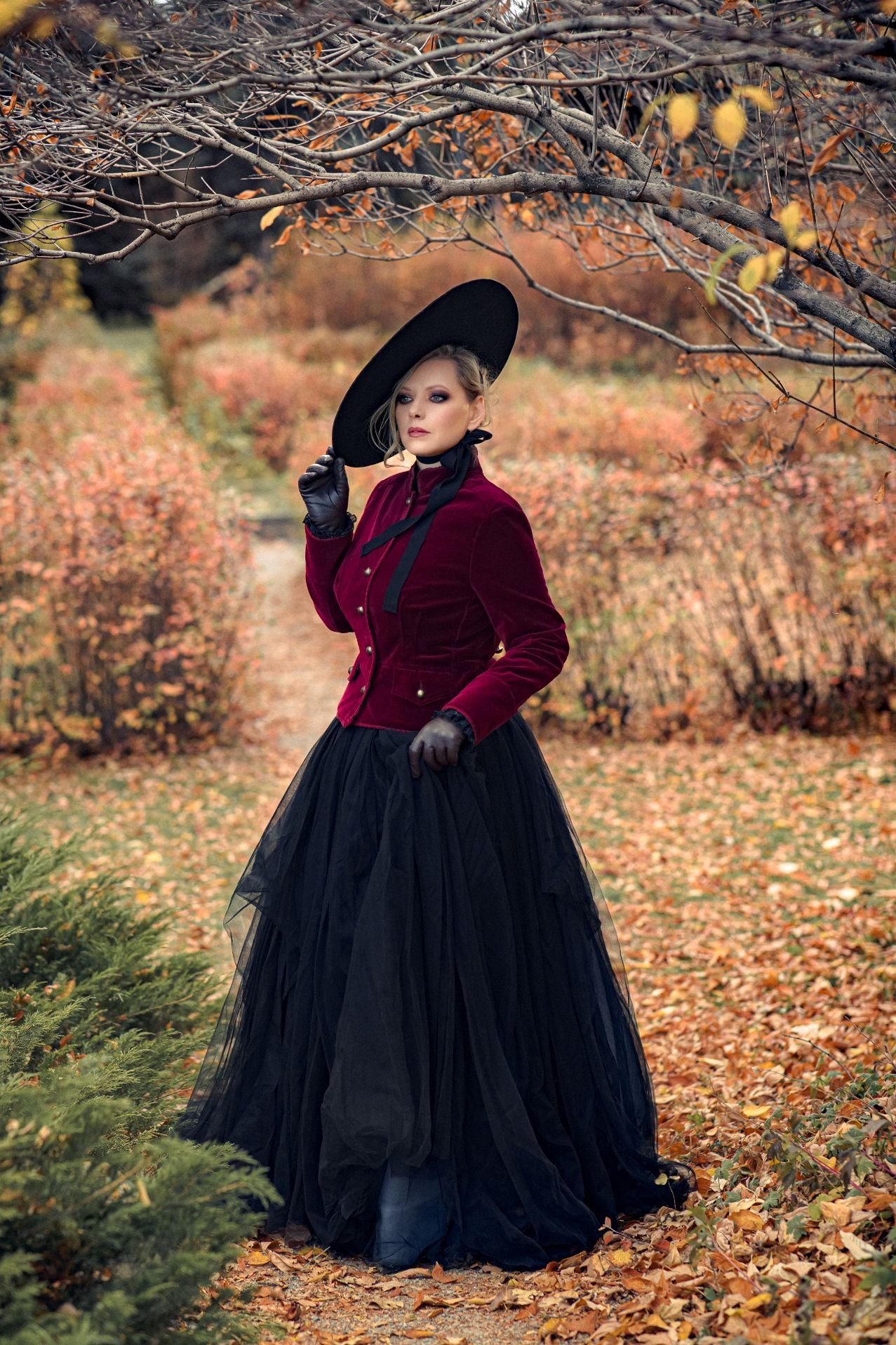 Raven Black Photoshoot Skirt (S-M)