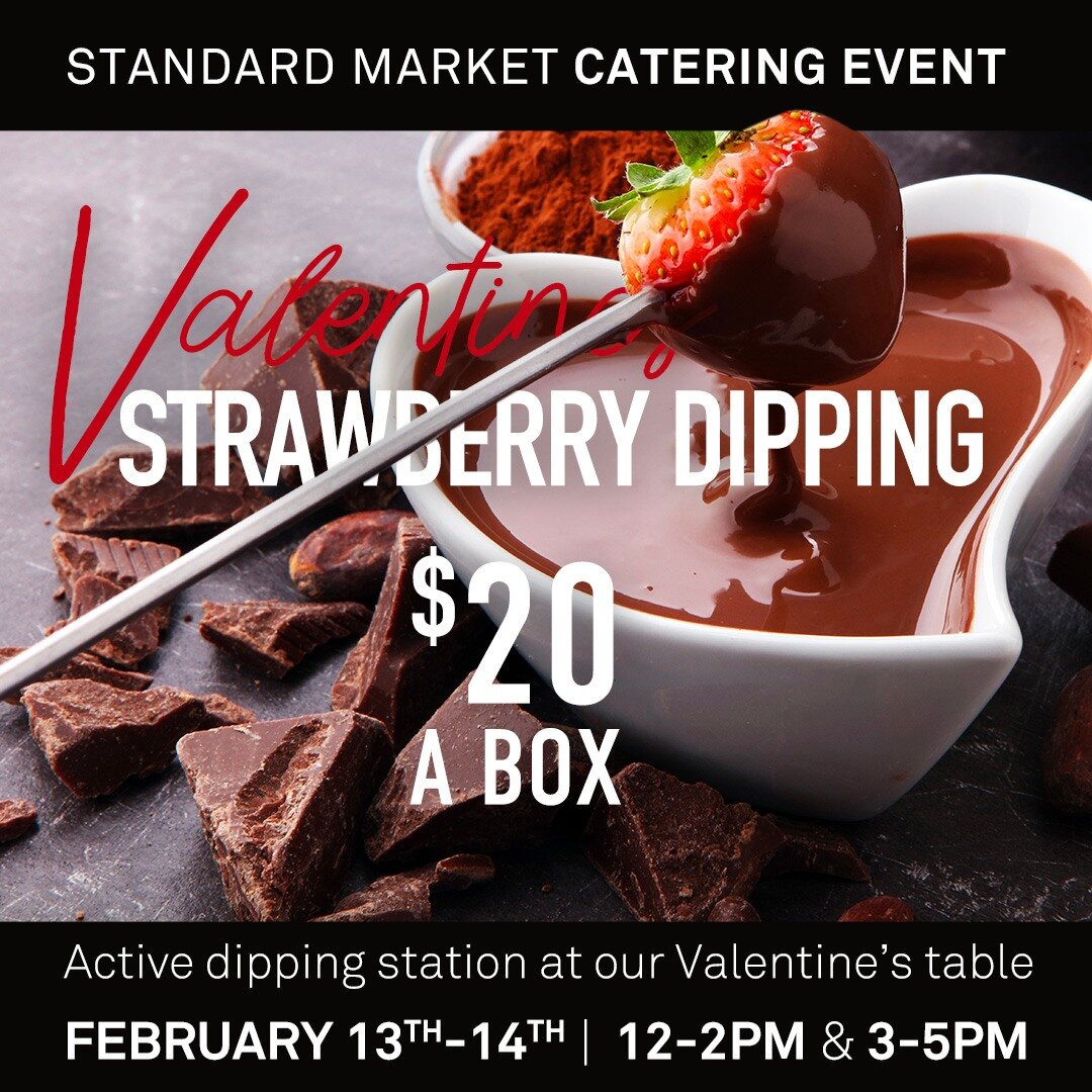 Partake in an active demo of strawberry dipping and take home freshly dipped desserts for that special someone this Valentine&rsquo;s Day!  Demos take place from 12-2pm and 3-5pm on Tuesday, February 13th and Wednesday, February 14th.

Purchase a 4 P