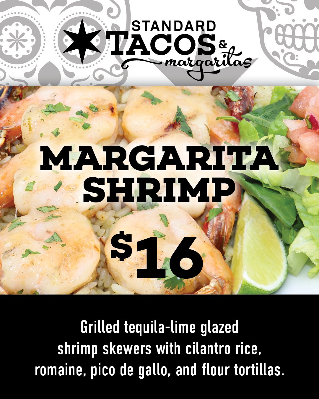 Food Specials Available January 14 - January 27.

🦐 Tacos &amp; Margaritas: Margarita Shrimp | $16
🐟 Standard Grill: Lemon &amp; Dill Salmon | $23
🍹 Standard Grill: Blood Orange Cranberry Frose | $10
🍣 Sushi &amp; Poke Bar: Kyoto Roll | $13

Try 