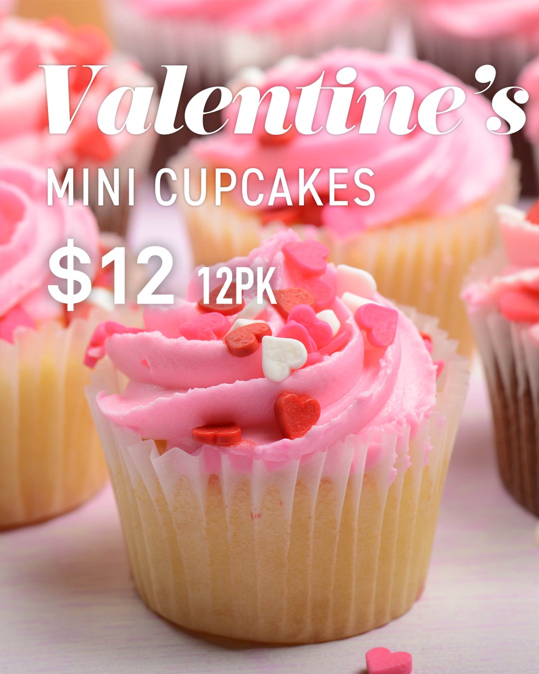 Something sweet to celebrate and express your love this Valentine's day. Find in store  or preorder online through Catering. 

*48 hr notice for all catering orders.