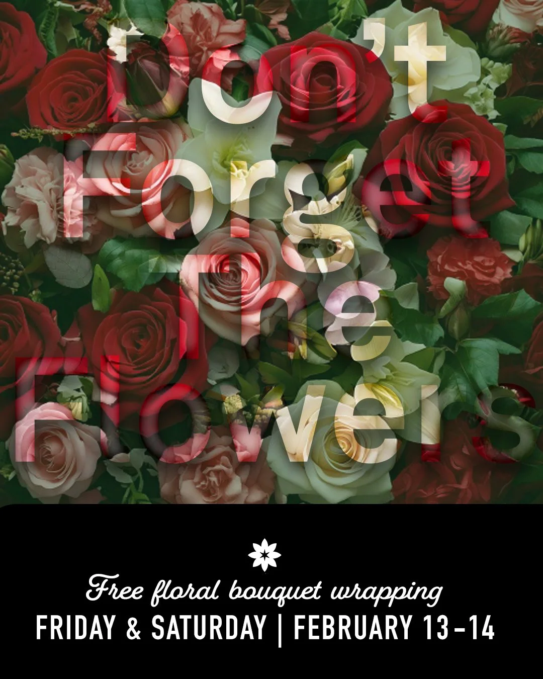 It's the simplest gestures that say the most. 
Grab a bouquet for someone you love and make it extra special by having us wrap your flowers for FREE.