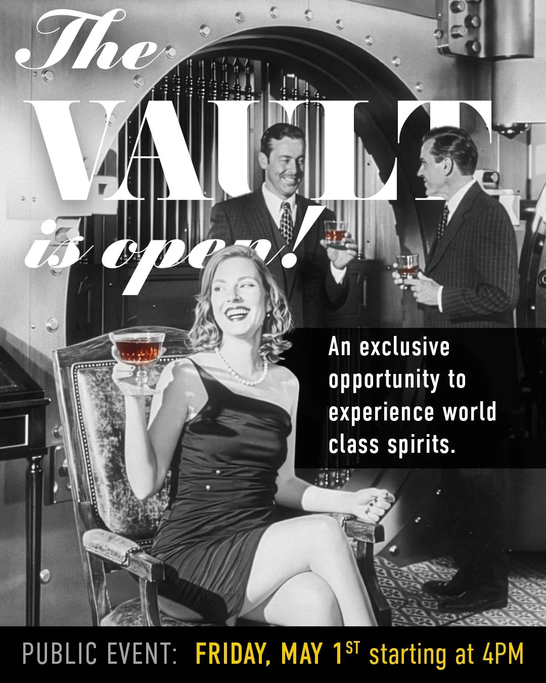 The Vault is Opening... 🥃

We believe whiskey this rare was made to be shared! On May 1st, beginning at 4pm, we are opening our private collection to offer pours of "Unicorn" bottles you will not find anywhere else. This is your exclusive 