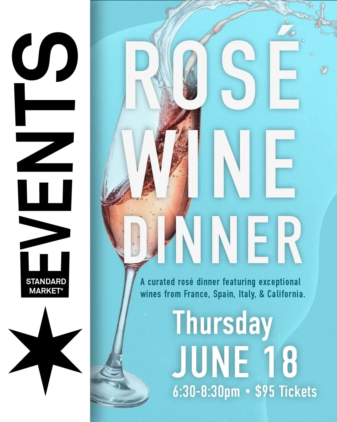 Join us for a curated ros&eacute; tasting experience featuring exceptional wines from France, Spain, Italy, and California, each thoughtfully paired with seasonal, chef-driven dishes. This evening celebrates the versatility of ros&eacute; through a p