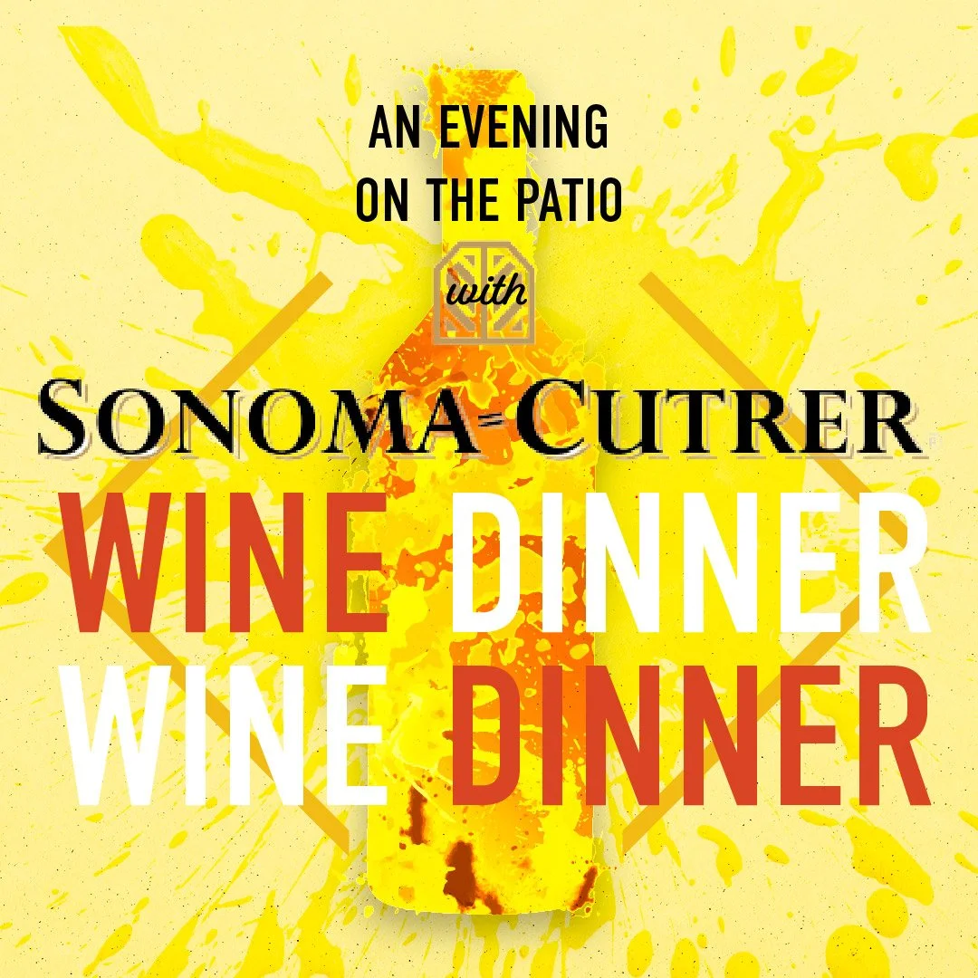 Sonoma-Cutrer Evening on the Patio: Thursday, July 30th 630-830p
