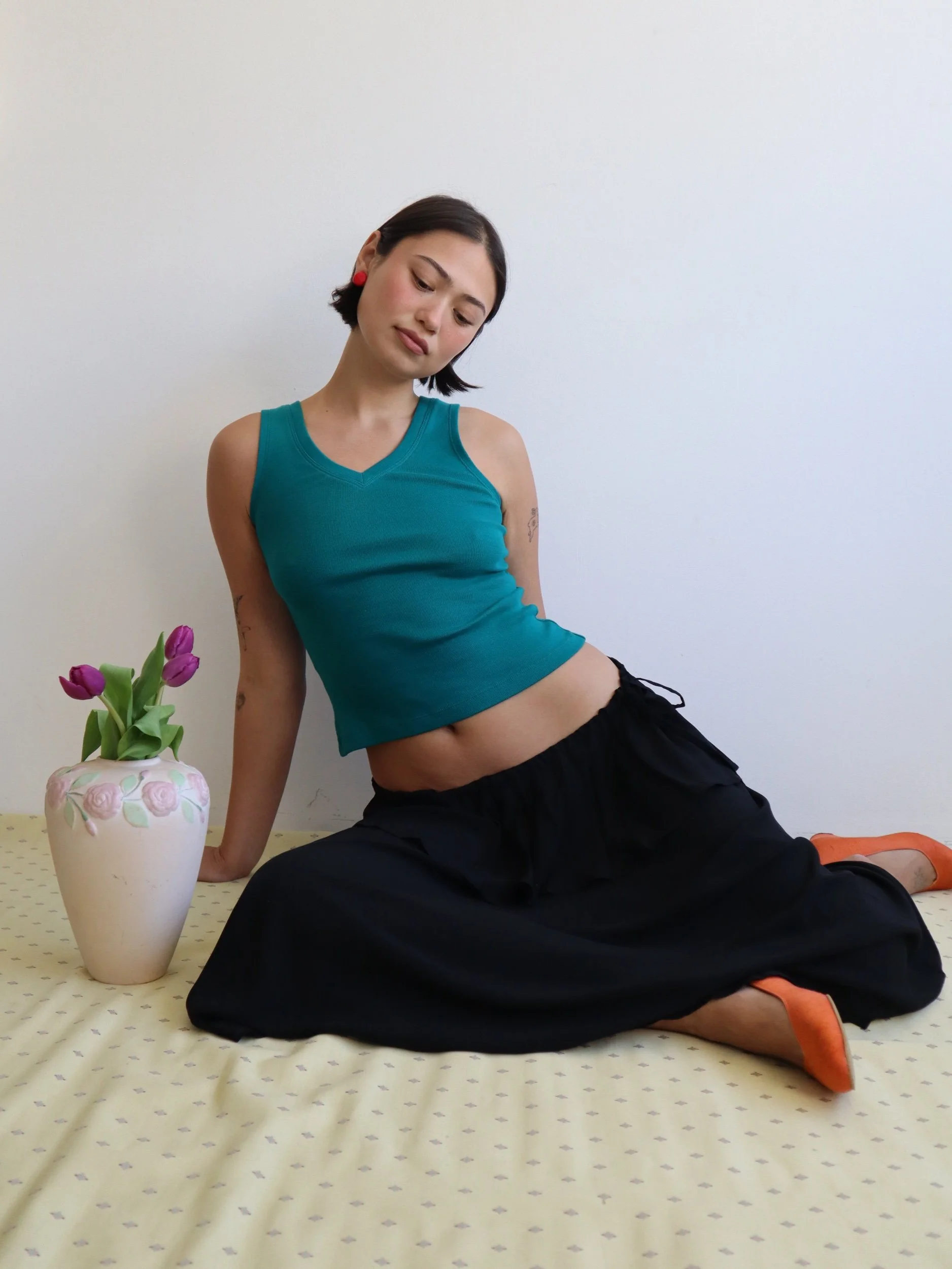 The V-Neck Tank (Teal)