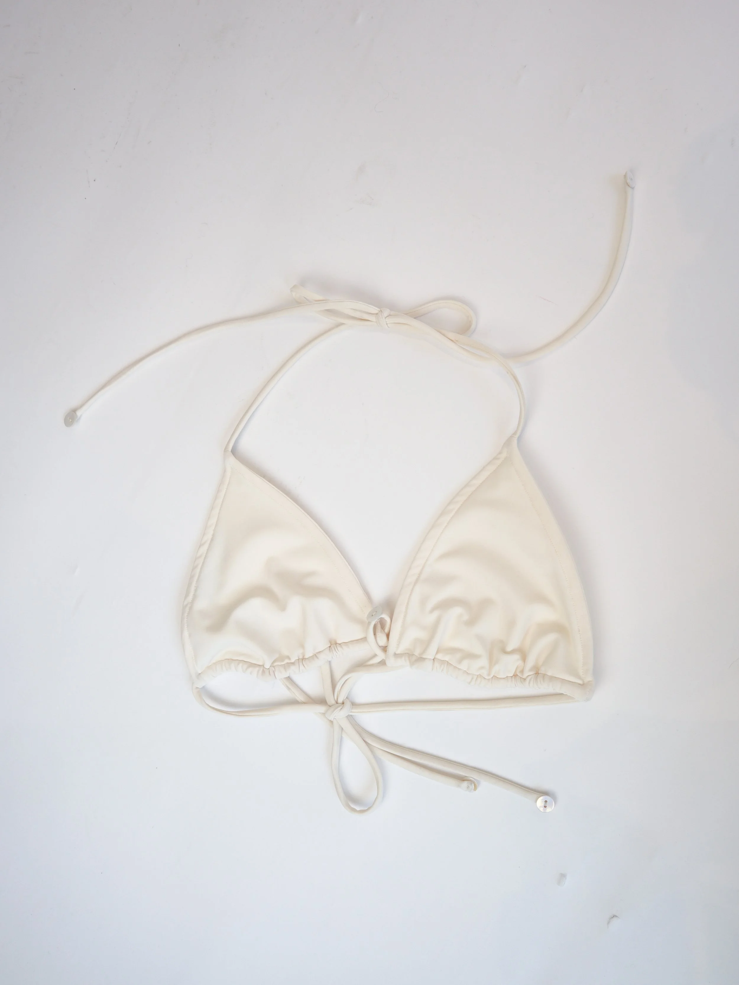 The Boardwalk Bikini Top Cream