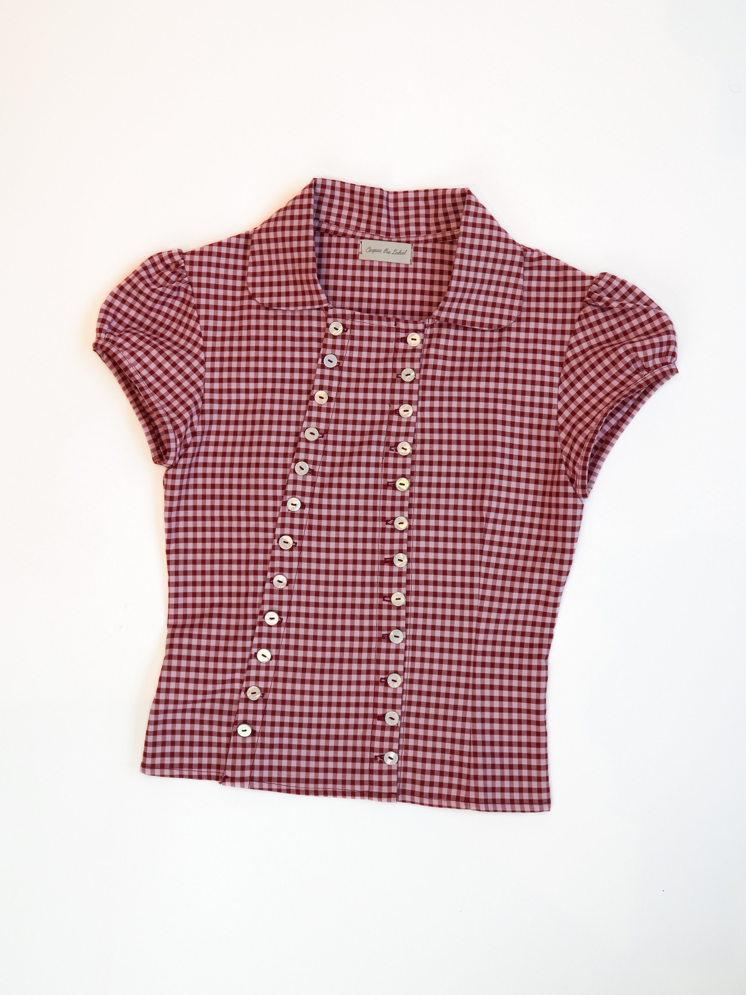 The Poet Shirt Puff Sleeve (Spring 25 Gingham)