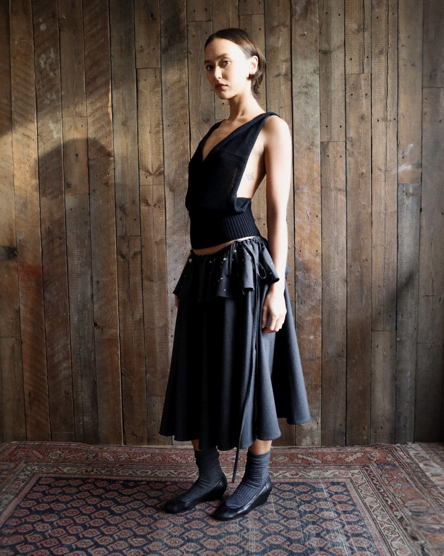 The Studded Cloud Skirt