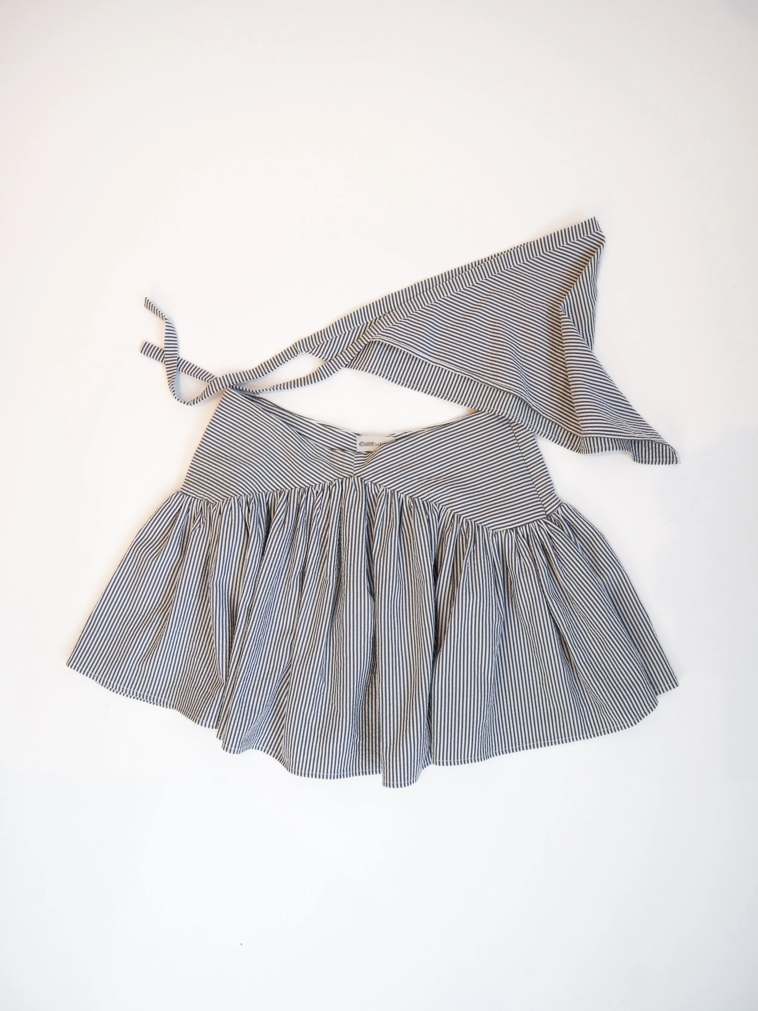 The Deck Chair Mini Blue Stripe Seersucker