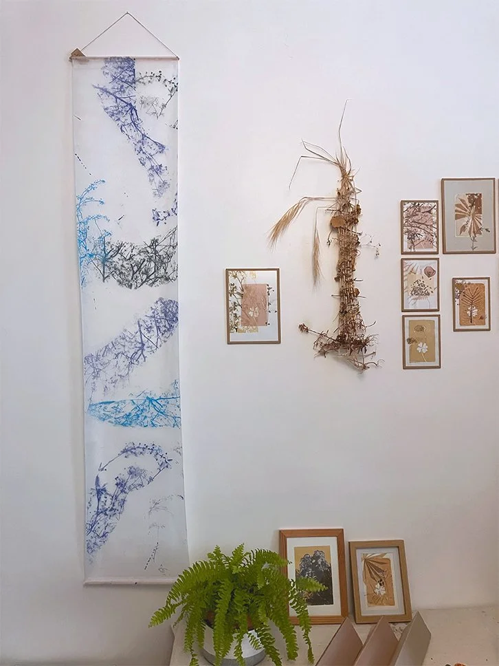 En deux tons de bleu et gris