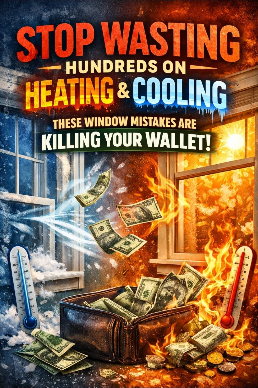 Stop Wasting Hundreds on Heating &amp; Cooling: These Window Mistakes Are Killing Your Wallet