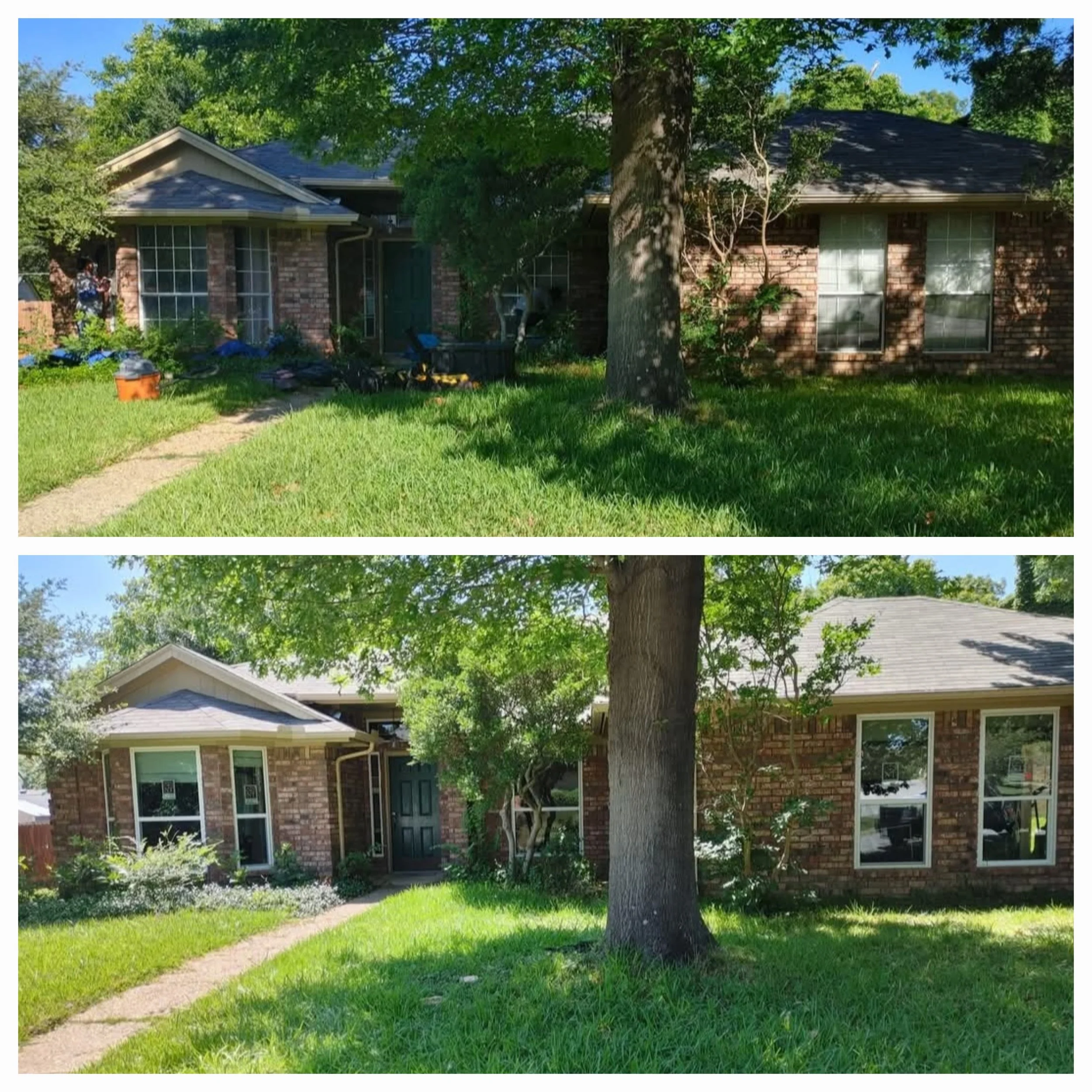 Before and After Vinyl Windows