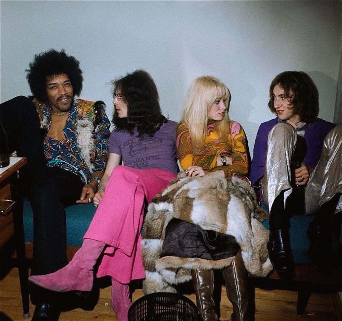 The Jimi Hendrix Experience backstage in Copenhagen, 1969⚡️