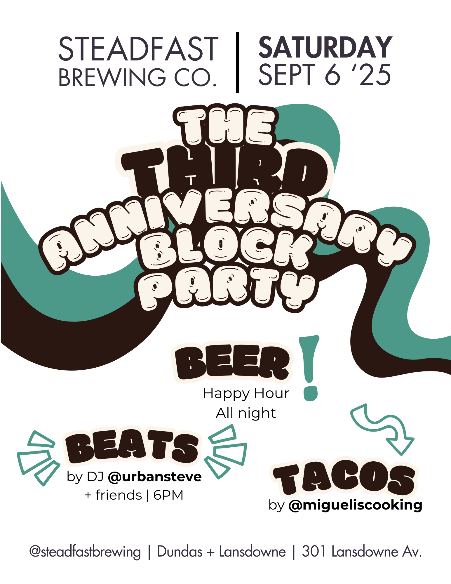 THIRD Anniversary Block Party