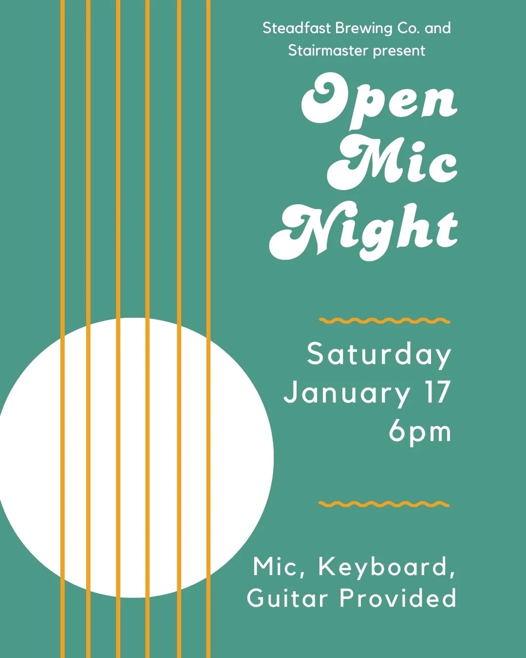 Stairmaster Open Mic